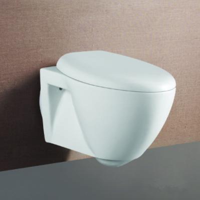 China Sanitary Ware Ceramic Washdown P-trap Wall-hung Mounted Toilets Bathroom Wall-hung Toielt for sale