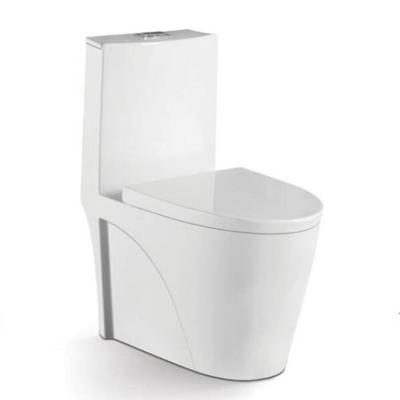 China Wholesale sanitary ware dual flush white color bathroom porcelain toilet bowl floor mounted ceramic one piece toilet for sale