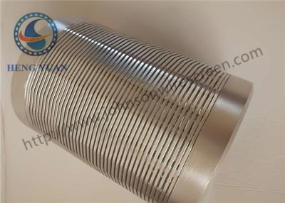 China 316L Grade Water Well Screen Wire Wrapped Screen Stainless Steel Easy Operation  for sale