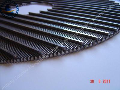 China Vee Shape Sand Dewatering Screen, het Aangepaste Roestvrije Zeefscherm Te koop