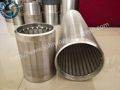 China High Effective Johnson Wedge Wire Screens Non Magnetic Stainless Steel Material for sale