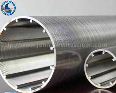 China High Precision Wedge Wire Screen Filter , Well Screen Pipe Easy Installation for sale