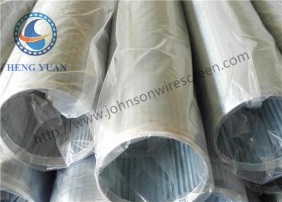 China Low Carbon Steel Galvanized Johnson Vee Wire Screen With ISO9000 Certificate for sale