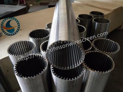 China Stainless Steel 304 Wire Wrapped Screen V Shape High Abreaction Resistance for sale