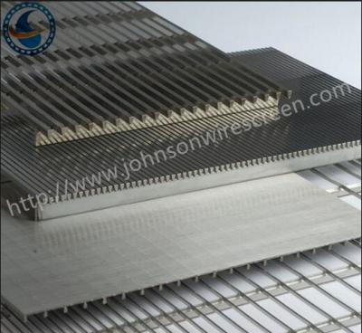 China Food Filtration Welded Wedge Wire Screen Durable 304L / 304L / 316L Grade for sale