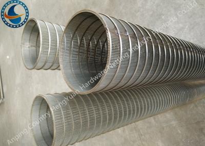 China Slotted Wedge Wire Screen Panels Formed Reverse Self - Clean Filter for sale