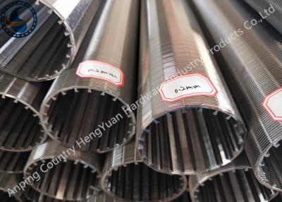 China Slot 1.5mm Wedge CE Johnson Wire Screen Stainless Steel 304 for sale