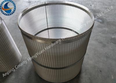 China Reverse Support Rod Rotary Screen Drum Stainless Steel With Falt Iron for sale