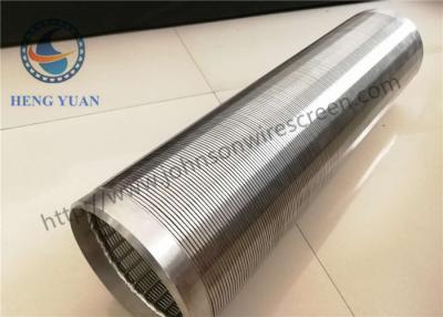 China Length 5.8M Stainless Steel Vee Well Casing Pipe Wire Welded Well Pump Screen for sale