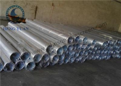 China Low Carbon Steel Water Well Pipe , Well Casing Screen 1.0 Mm Slot Size for sale