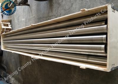 China 5800mm Johnson Wedge Wire Screens/poço de água de aço inoxidável - tubo da tela à venda