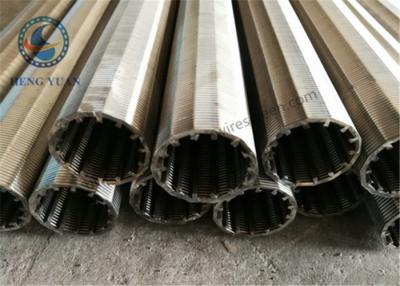 China Stainless Steel Wedge Wire V Wire Johnson Screen 40mm O.D Screen Pipe for sale