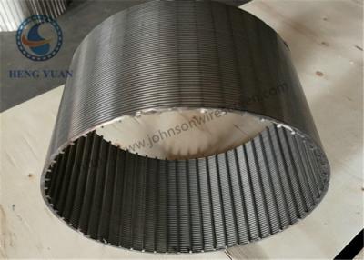 China High Filtration Ss 304 Johnson Wire Screen V Shaped 0.25mm Slot for sale