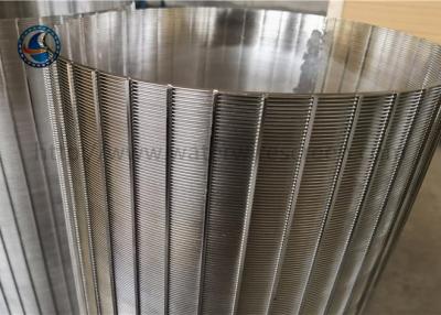 Cina Acciaio 316l di Vee Wire Screen Drum Stainless della scanalatura di Johnson 0.5mm in vendita