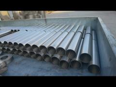 Continuous Slot Wedge Wire Screen Pipe For Filtration Solutions