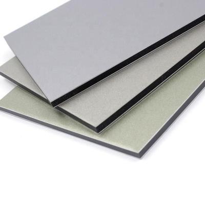 China Modern Metallic Aluminum Composite Cladding PVDF/FEVE Decorative 3mm 4mm ACP Panel Building Wall for sale