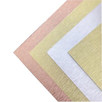 China Modern 4x8 ACP 3mm Aluminum Composite Cladding Sheet Material ACM 4mm Brushed Color Interior Exterior for sale