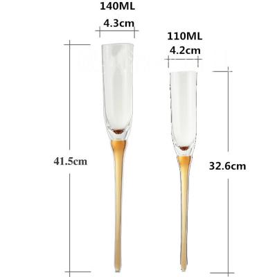 China For wine 110 ml colored plastic champagne flutes for sale