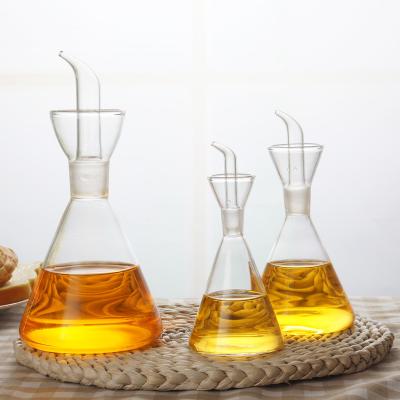 China Viable Glass Bottle of Olive Oil Vinegar Dispenser 150ml Condiment Serving for sale