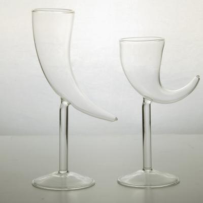 China Wine horn cocktail wine glass for sale