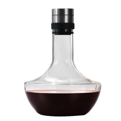 China Waterfall Crystal Glass Wine Decanter for sale