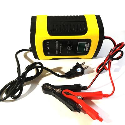 China All 12v vehicles Intelligent Car Motorcycle Battery Charger Lead Acid AGM Gel 12V 5A 6A Car Battery Charger for sale