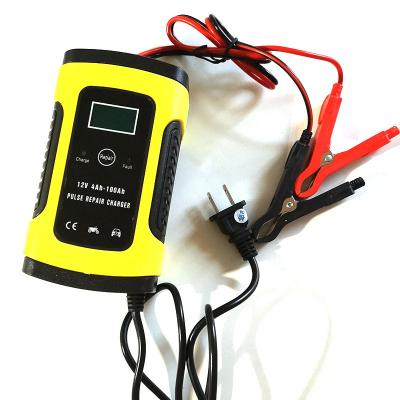 China All 12v vehicles Motorcycle Car Battery Charger Pulse Repair Lead Acid Battery Charger 5A 6A 12v battery charger for sale