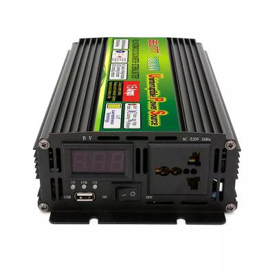 China Vehicles High Frequency UPS power inverter pure sine 1000W With Fast ups inverter charger 12V 6A for sale