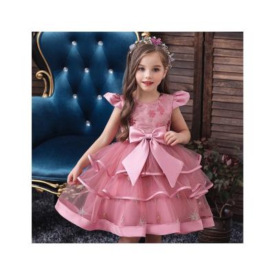 China Washable Hot Sale Celebration Party Birthday Bridesmaid Dresses Kids Prom Dresses Flower Dresses for sale