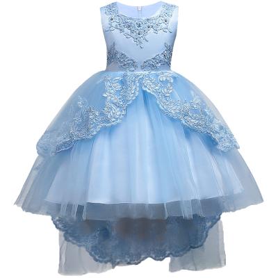 China Washable Celebration Party Birthday Flower Girl Dresses Kids Baby Flower Sleeveless Dresses for sale