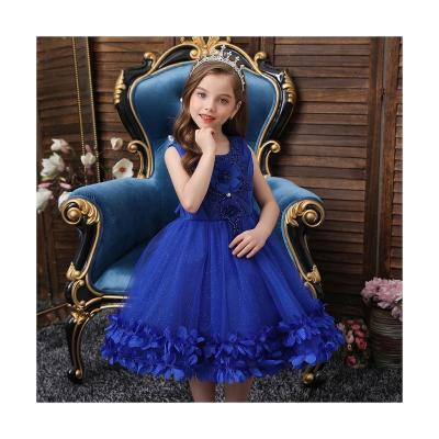 China Show Girl Princess Pageant Flower Children's Washable Hot Selling Sleeveless Prom Dress for sale