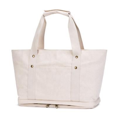 China Comfortable Female Canvas Bag Large Capacity Wild Cloth Bag Casual Single Handbag Luggage Bag for sale