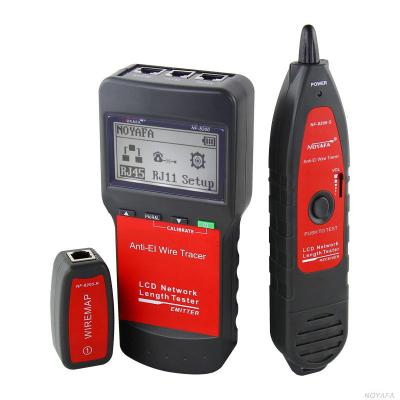 China Test track and measure length of RJ11 & RJ45 cable Noyafa NF-8200 network cable tester rj45 rj11 rj12 utp lan for sale