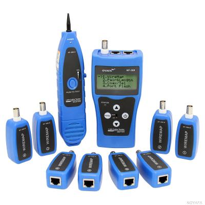 China NF-388 Wire Fault Locator RJ45 RJ11 Coaxial Cable Tester With 8 Remote NF-388 for sale