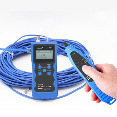 China Trace And Testing Cable Materials Cable Length Measuring Device Wire Breakpoint Detector Cat6 Cat5 High Accuracy Material Tester NF-309 for sale