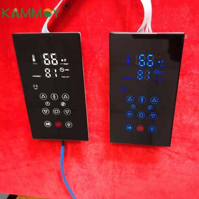 China Computer Control Panel Foot Sauna Rooms Furnace Box Thermostatic High Power Time-Temperature Movable APP Isolated LCD Digital Smart Remote Control for sale