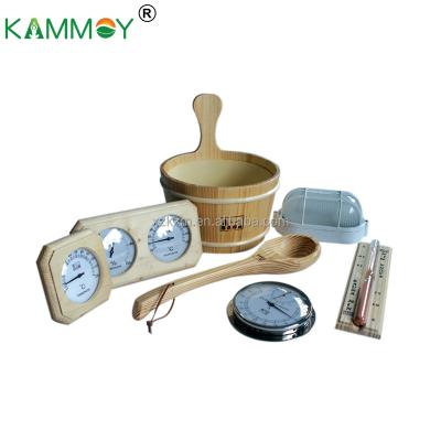 China Modern Far Infrared Solid Wood Wooden Sauna Accessories Sandglass Thermohygrometer Sauna Stove Bucket Spoon Steam Generator Sauna Rooms for sale