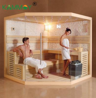 China Solid Wood Cedar Computer Barrel Steam Generator Hemlock Barrel Computer Control Panel Mobile Sauna Stove Red Sauna Heater Far Infrared Sauna Rooms for sale