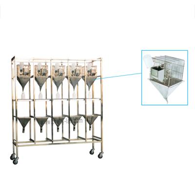 China Cultivate New Design Lab Rat Metabolic Cage With Stand Stainless Steel Rat Metabolism Cages for sale