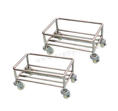 China Farms Lab SS Trolley Stainless Steel Trolley For Lab for sale