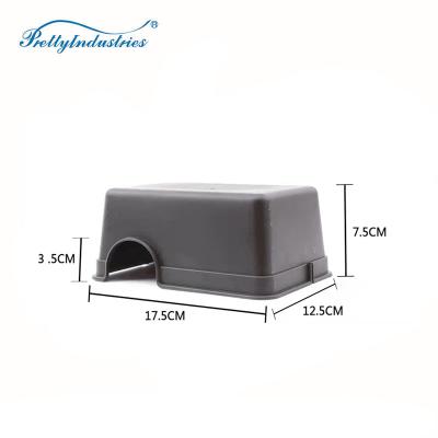 China Wholesale Plastic House Reptile Hiding Box For Small Reptile for sale