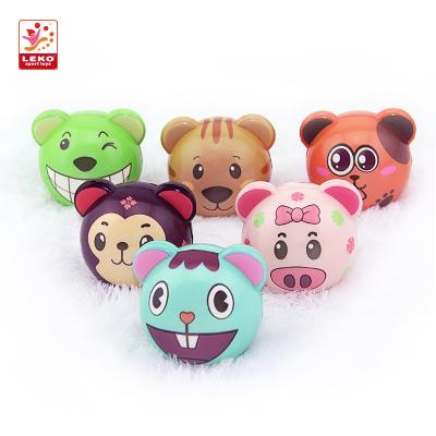 China Bath Toy Hot Selling Mini Cartoon Animals PU Stress Ball Squishy Soft Toy Rubber Ball For Kids for sale