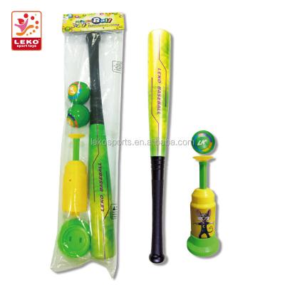 China Durable PU Foam Soft Balls Catapult Baseball Set Automatic Pitcher Baseball Bat Toys For Kids for sale