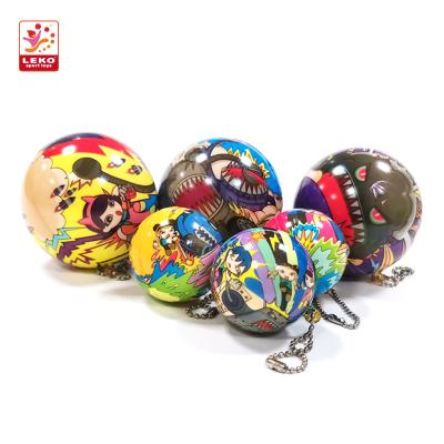 China Promotion Gift Promotional Gift Logo Keychains PU Ball Key Chain Key Chain for sale