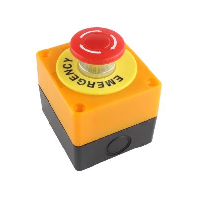 China Waterproof Elevator COP HOP Button LAY7-11ZS Elevator Safety STOP Emergency Stop Push Button Switch Box Plstaic Push Button Switch Box for sale