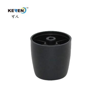 China Wholesale High Quality Plastic Feet Modern Sofa Leg Round Furniture Leg for sale