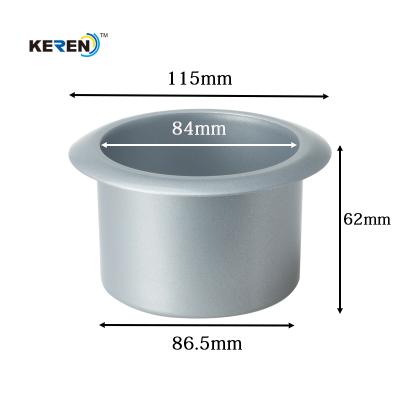 China Metal Disposable Wholesale Color Sliver Drink Table And Sofa Plastic Cup Holder for sale