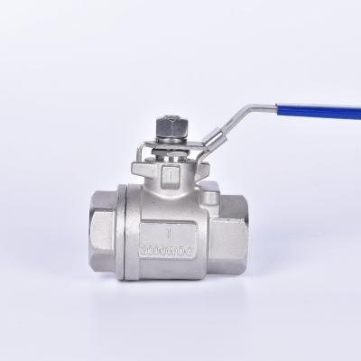 China General Stainless Steel High Pressure Heavy Type SS316 2000WOG (PN 125) Ball Valve To NPT Female Thread Gauge for sale