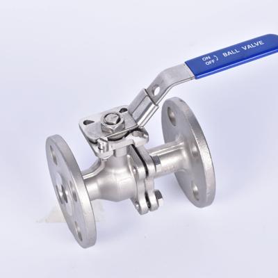 China SS316 2PC ISO5211 Flange 150LB Ball Valve Mounting Bracket General American Standard Investment Casting Q41F-150LB Flanged Valve for sale