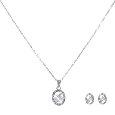 China CLASSIC Simple 925 Silver Zircon Ring Niche Ring Necklace Female Simple Ins Hip Hop Necklace for sale